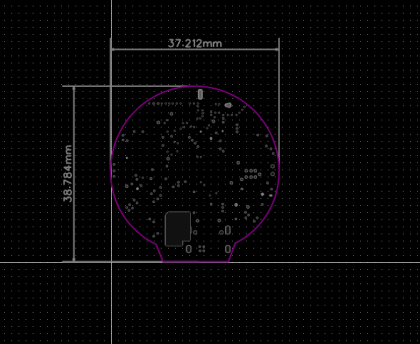 ESP32-C3-1.28 Structure Diagram ESP32-C3-1.28 Structure Diagram