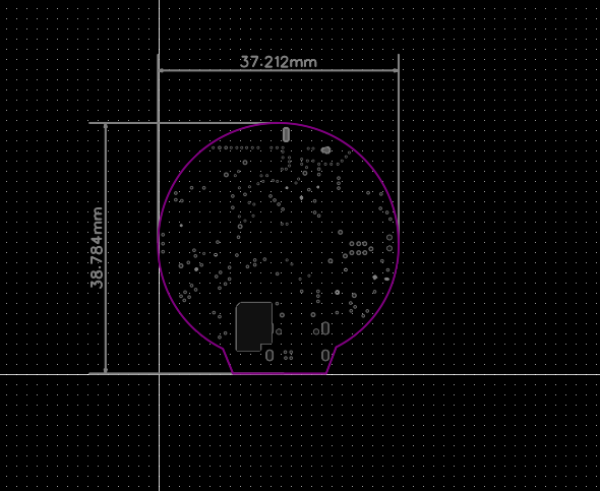 ESP32-C3-1.28 Structure Diagram ESP32-C3-1.28 Structure Diagram
